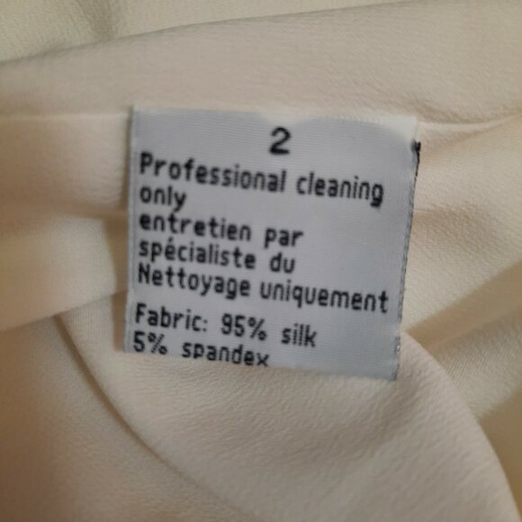 90s Y2K Silk Slip Dress Size S US 2 Paisley Print Ebène by Patrick Assuline - Picture 12 of 12